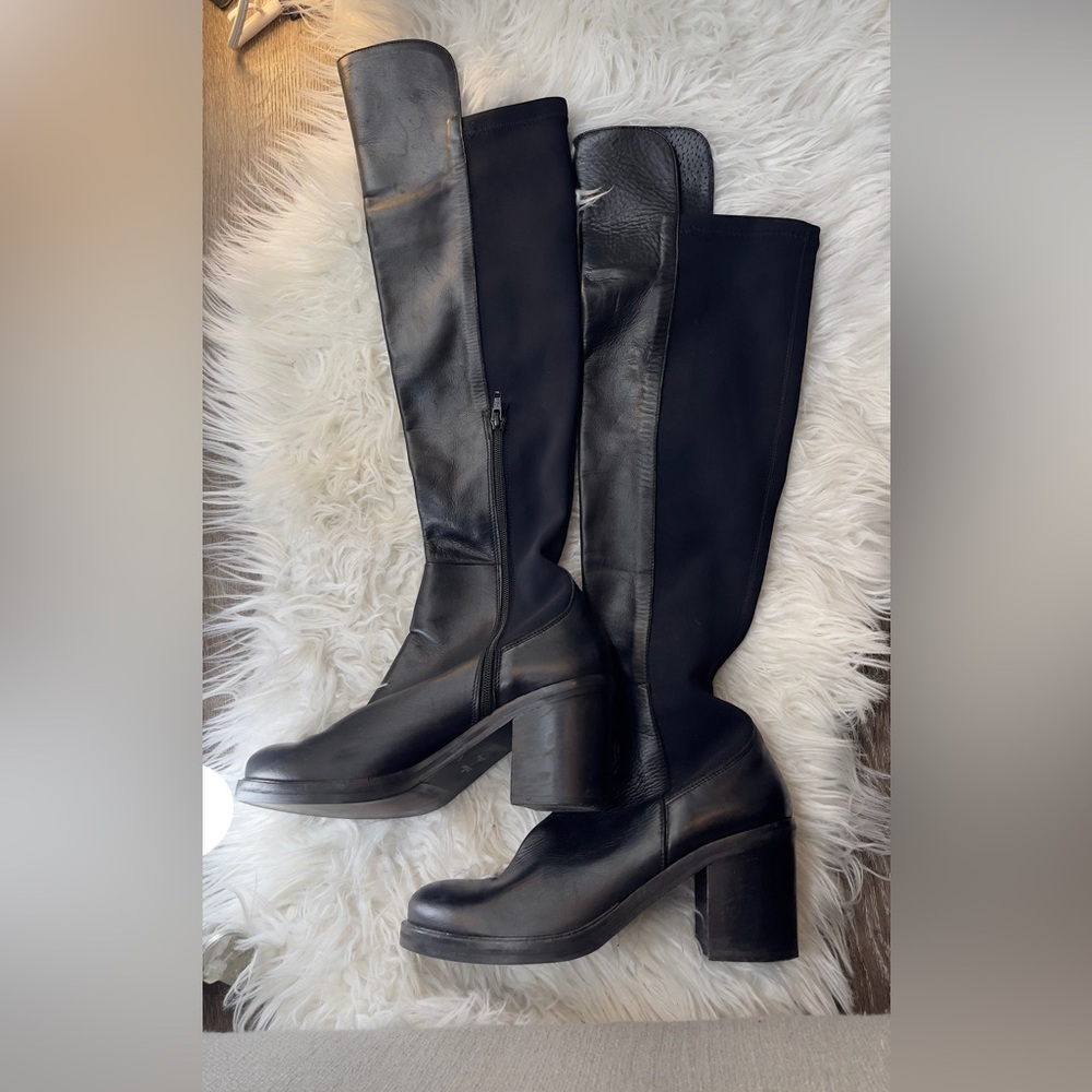 Made in Italy‼️Stanley Classic Black Heeled Boots